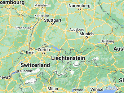 Map showing location of Wangen im Allgäu (47.6895, 9.83247)