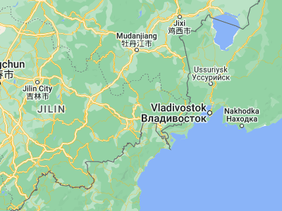 Map showing location of Wangqing (43.32179, 129.76342)
