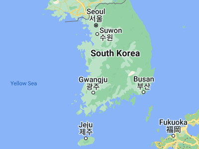 Map showing location of Wanju (35.84509, 127.14752)