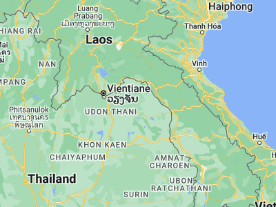 Map showing location of Wanon Niwat (17.63391, 103.75241)