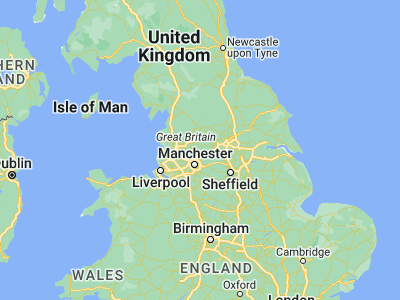 Map showing location of Wardle (53.65, -2.13333)