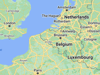 Map showing location of Waregem (50.88898, 3.42756)