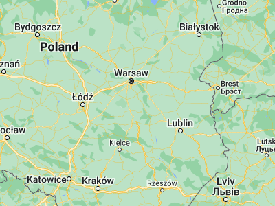 Map showing location of Warka (51.7843, 21.19091)