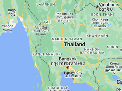 Map showing location of Wat Sing (15.25987, 100.0404)