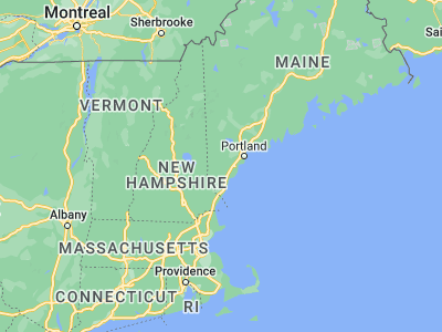 Map showing location of Waterboro (43.53564, -70.71506)