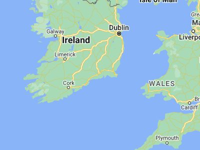 Map showing location of Waterford (52.25833, -7.11194)