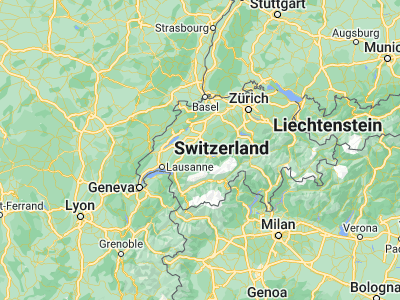 Map showing location of Wattenwil (46.76973, 7.50835)