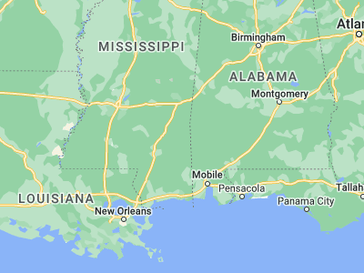 Map showing location of Waynesboro (31.67488, -88.64615)
