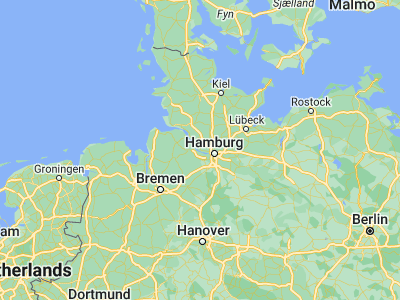 Map showing location of Wedel (53.58374, 9.69835)