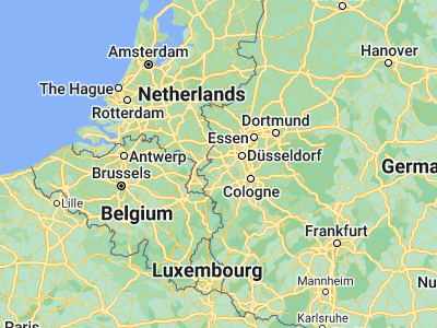 Map showing location of Wegberg (51.14221, 6.28436)