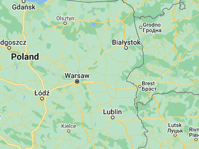 Map showing location of Węgrów (52.39954, 22.01634)