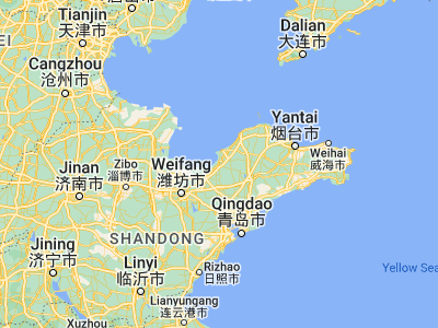 Map showing location of Weichanglu (37.17167, 119.92139)