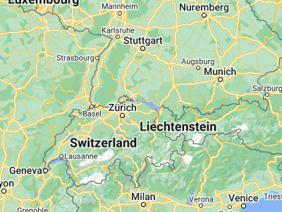 Map showing location of Weinfelden (47.56667, 9.1)