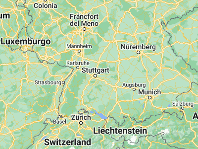 Map showing location of Weinstadt-Endersbach (48.81311, 9.36387)