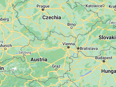 Map showing location of Weinzierl bei Krems (48.4, 15.6)