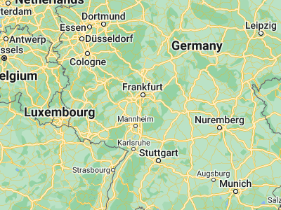 Map showing location of Weiterstadt (49.9039, 8.58874)