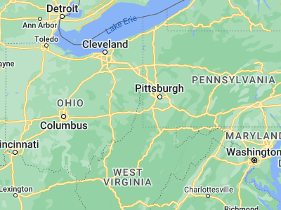 Map showing location of Wellsburg (40.27201, -80.60952)