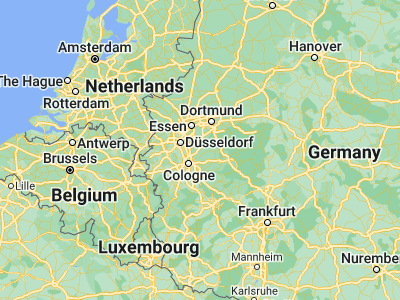 Map showing location of Wermelskirchen (51.1397, 7.21583)