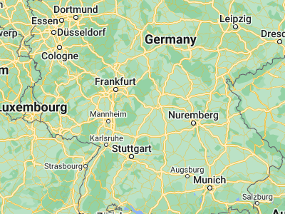 Map showing location of Wertheim (49.759, 9.50852)
