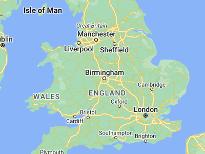 Map showing location of West Bromwich (52.51868, -1.9945)