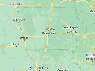 Map showing location of West Des Moines (41.57199, -93.74531)