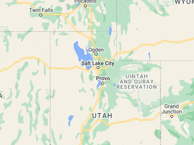 Map showing location of West Jordan (40.60967, -111.9391)