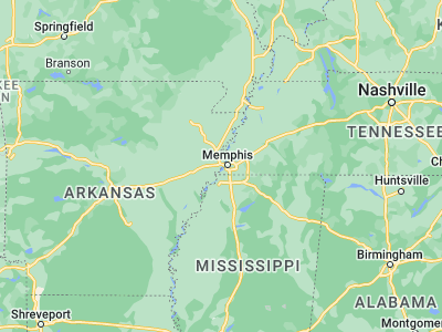Map showing location of West Memphis (35.14648, -90.18454)