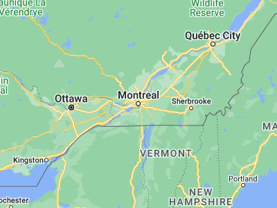 Map showing location of Westmount (45.48341, -73.59918)