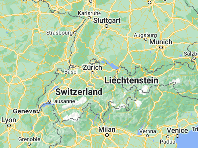 Map showing location of Wetzikon / Kempten (47.33319, 8.80982)