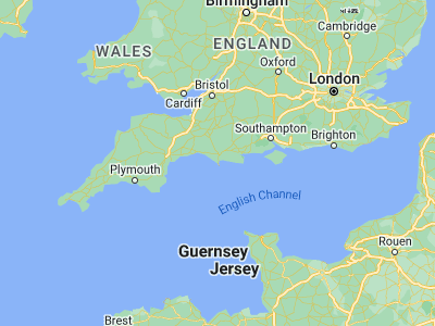 Map showing location of Weymouth (50.61136, -2.45334)