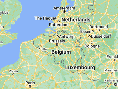 Map showing location of Wezembeek-Oppem (50.8395, 4.49427)