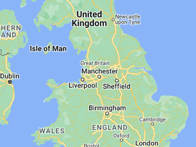 Map showing location of Whitefield (53.55, -2.3)