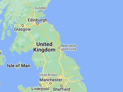 Map showing location of Whitley Bay (55.03973, -1.44713)