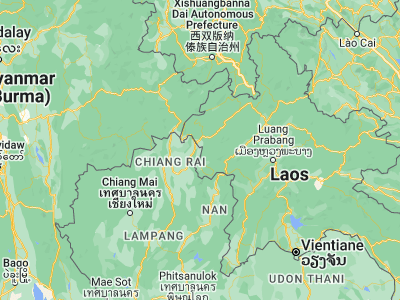 Map showing location of Wiang Kaen (20.11297, 100.51331)
