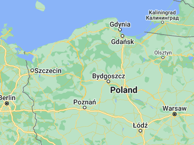 Map showing location of Więcbork (53.35384, 17.49064)