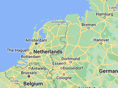 Map showing location of Wierden (52.35917, 6.59306)