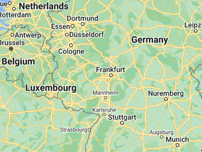 Map showing location of Wiesbaden (50.08258, 8.24932)