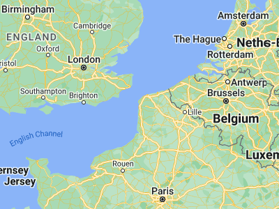 Map showing location of Wimereux (50.76963, 1.61139)