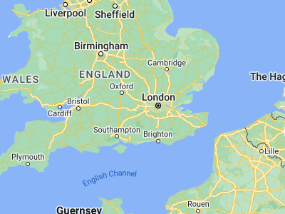Map showing location of Windsor (51.48333, -0.6)