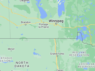 Map showing location of Winkler (49.1817, -97.94104)
