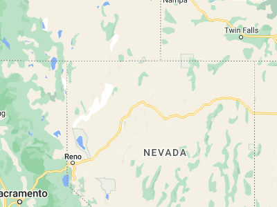 Map showing location of Winnemucca (40.97296, -117.73568)