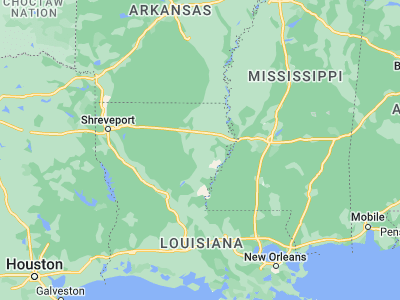 Map showing location of Winnsboro (32.16321, -91.72068)