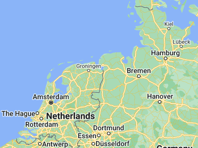 Map showing location of Winschoten (53.14417, 7.03472)