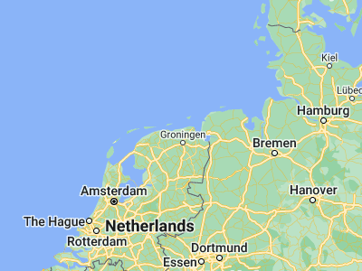 Map showing location of Winsum (53.33, 6.52083)