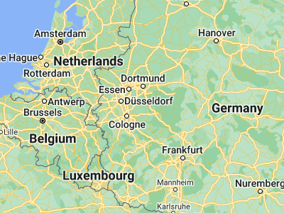 Map showing location of Wipperfürth (51.1161, 7.39865)