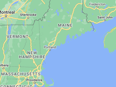 Map showing location of Wiscasset (44.00286, -69.6656)