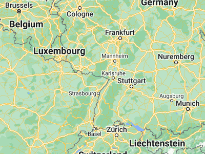 Map showing location of Wissembourg (49.03708, 7.94548)