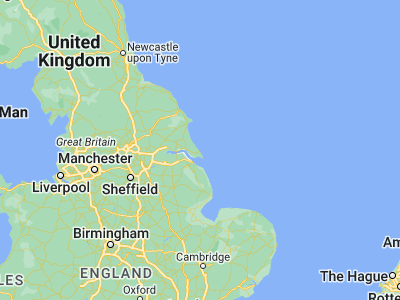 Map showing location of Withernsea (53.7311, 0.03347)