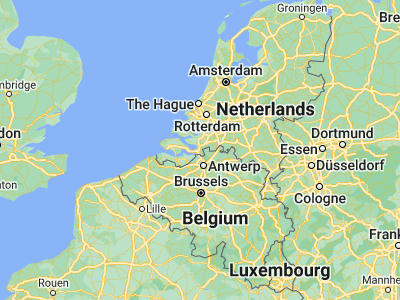Map showing location of Woensdrecht (51.42897, 4.30355)