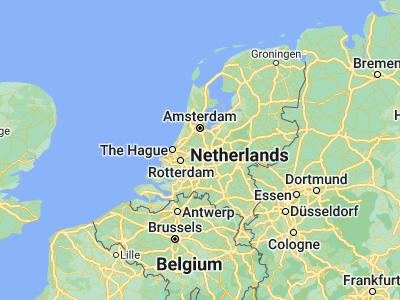 Map showing location of Woerden (52.085, 4.88333)